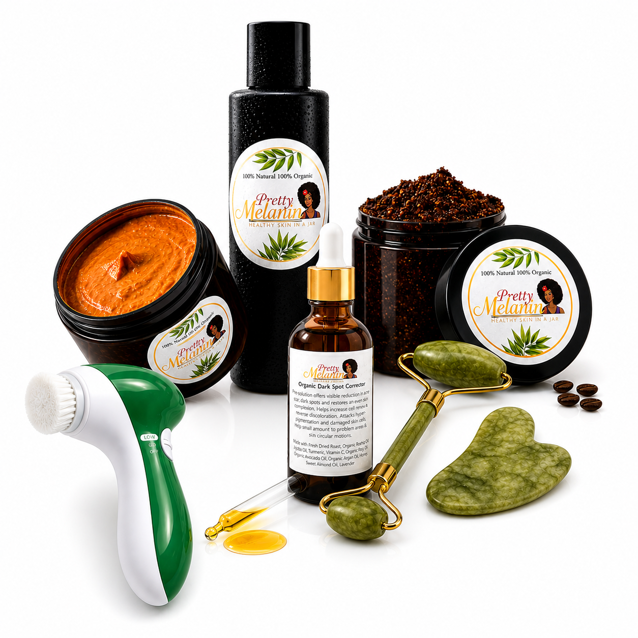 EVEN TONE TRANSFORMATION SET (dark spots, acne scars, hyperpigmentation, and dull skin revival )