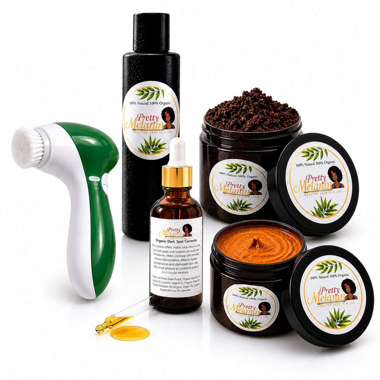 EVEN TONE TRANSFORMATION SET (dark spots, acne scars, hyperpigmentation, and dull skin revival )