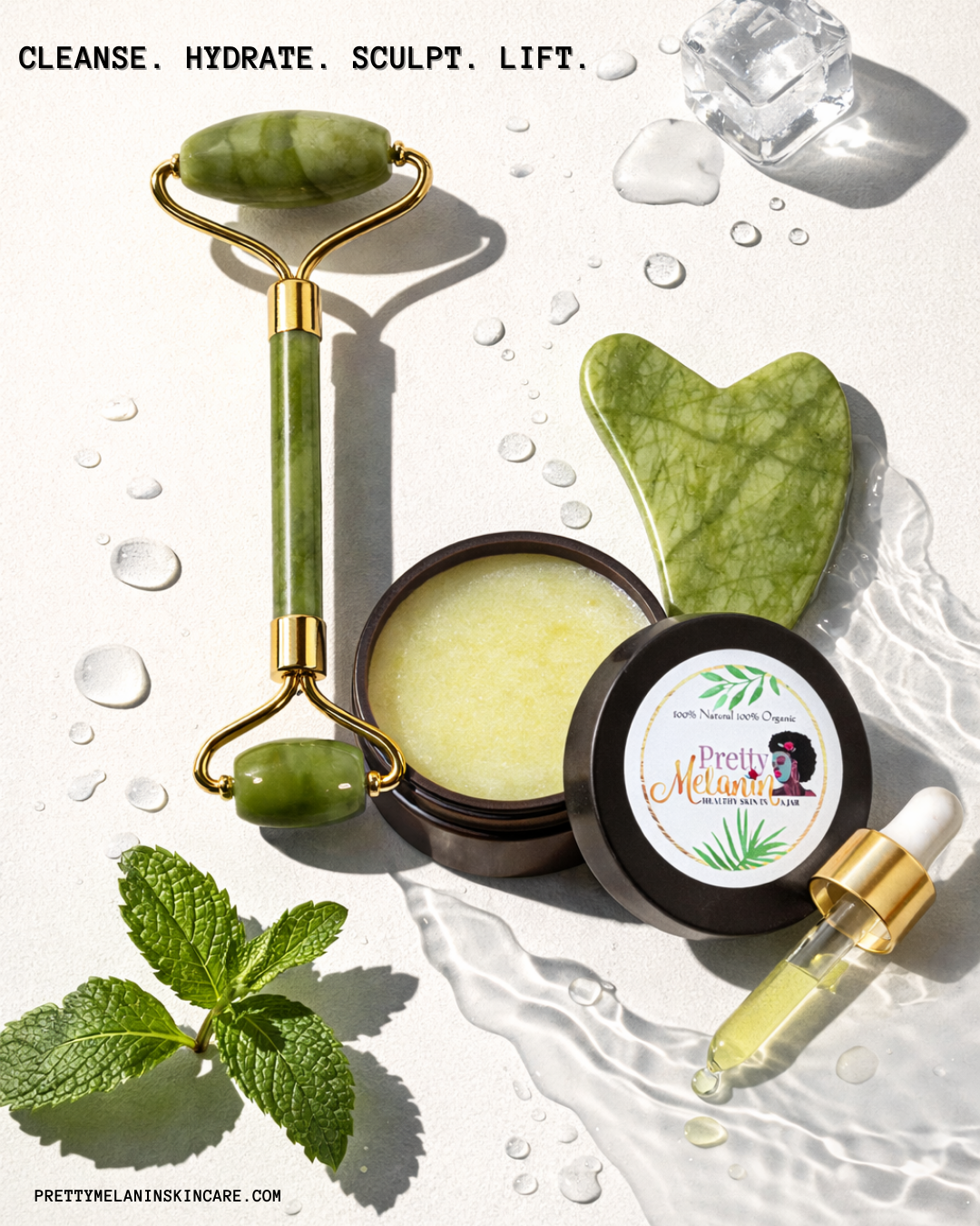 Lymphatic Drainage Jade-Sculpting Set