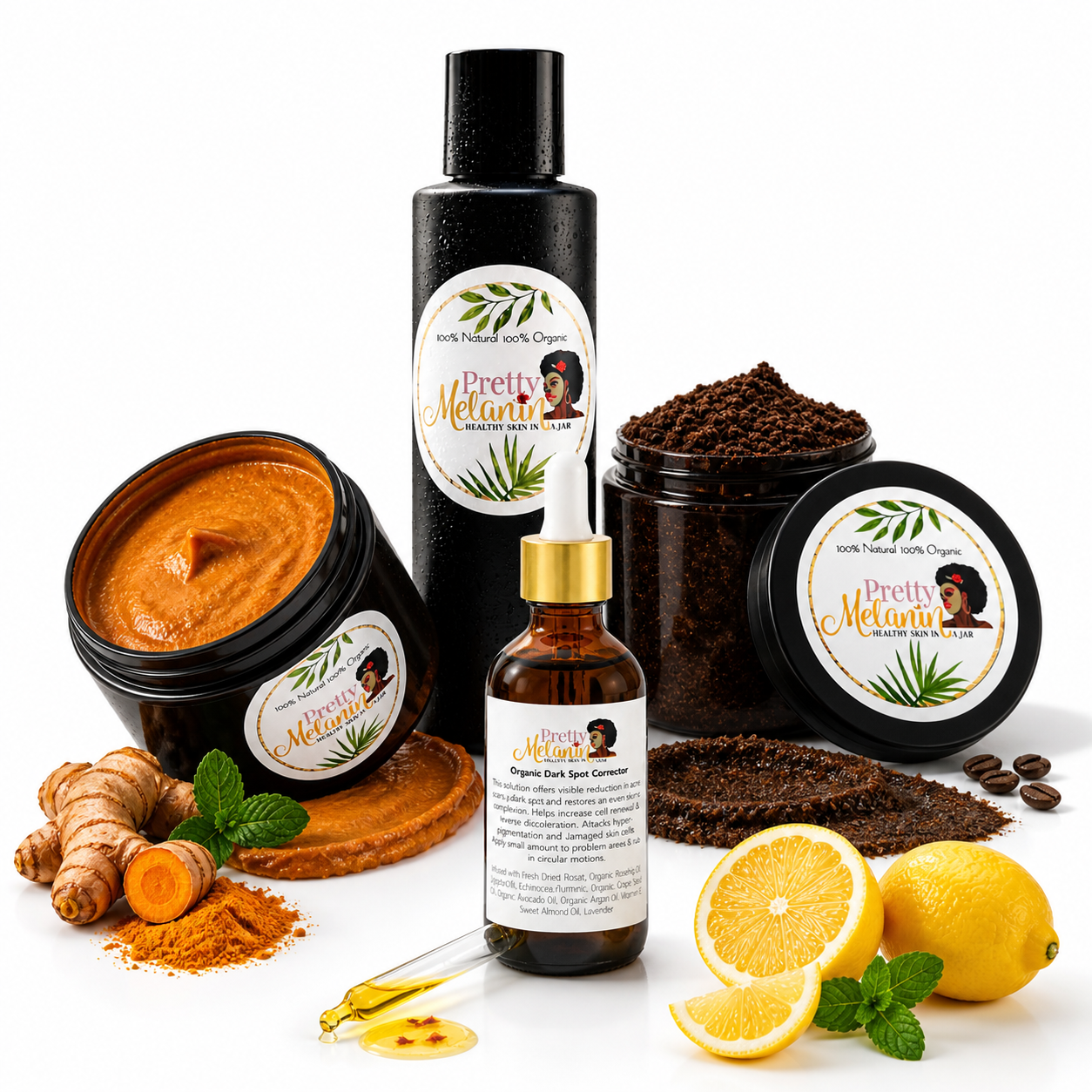 EVEN TONE TRANSFORMATION SET (dark spots, acne scars, hyperpigmentation, and dull skin revival )